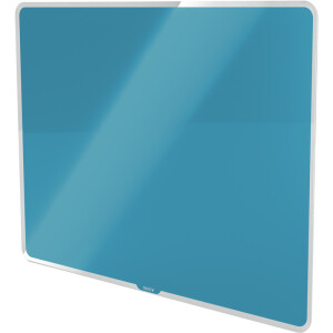 Glasmagnetboard Leitz Cosy 7042 - 60 x 40 cm blau inkl. Marker