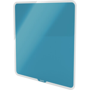 Glasmagnetboard Leitz Cosy 7044 - 45 x 45 cm blau inkl. Marker