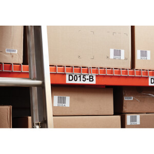 Etikettendrucker Rollenetikett Dymo 2112285 - auf Rolle Hochleistungs-Etikett 25 x 89 mm weiß permanent Polypropylen für Thermodrucker Karton/2x350
