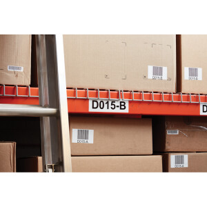 Etikettendrucker Rollenetikett Dymo 2112286 - auf Rolle Hochleistungs-Etikett 25 x 25 mm weiß permanent Polypropylen für Thermodrucker Karton/2x850