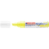 Acrylmarker edding 5000 - neongelb 5-10 mm Keilspitze permanent