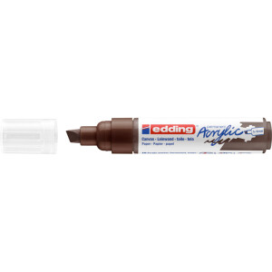 Acrylmarker edding 5000 - schokoladenbraun 5-10 mm Keilspitze permanent