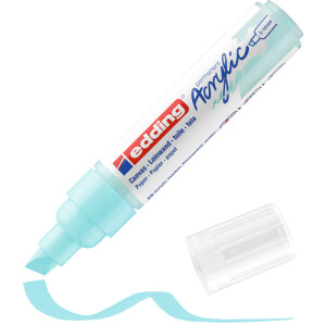 Acrylmarker edding 5000 - pastellblau 5-10 mm Keilspitze permanent