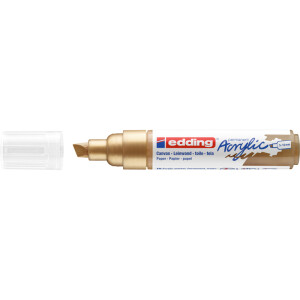 Acrylmarker edding 5000 - reichgold 5-10 mm Keilspitze permanent