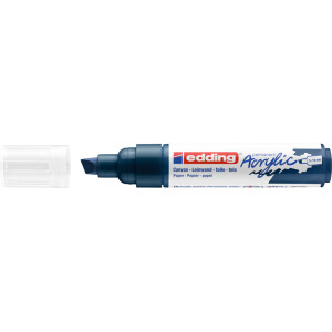 Acrylmarker edding 5000 - elegant nachtblau 5-10 mm Keilspitze permanent