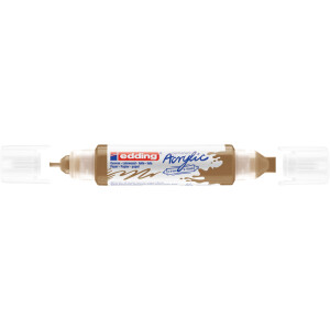 Acrylmarker edding Double Liner 5400 - reichgold 2-3 mm /...