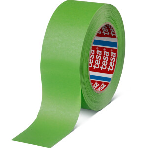 Abdeckband tesa 4338 - 75 mm x 50 m grün Kreppband für Industrie/Gewerbe-Anwendungen