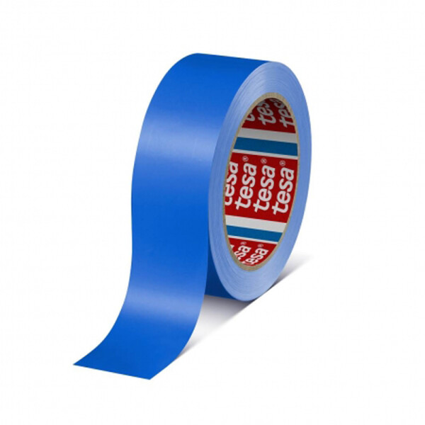 Verpackungsklebefilm tesa tesafilm 62204 - 9 mm x 66 m blau s-PVC-Band für Industrie/Gewerbe-Anwendungen