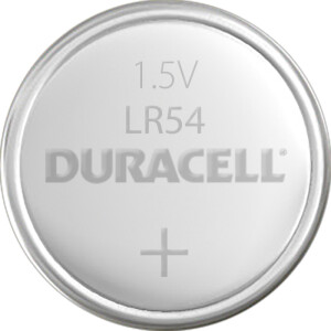 Knopfzellenbatterie Duracell DUR052550 - LR54 V10GA Alkaline 1,5 Volt Pckg/2