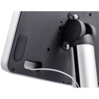 Tabletrahmen Novus-MPS TabletSafe 881+1301+000 - 301,5 x 231,5 x 20 mm velourchrom/weiß für 10 Zoll Apple-iPads
