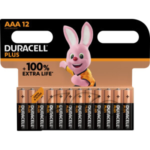 Microbatterie Duracell Plus DUR141230 - AAA LR03 Alkaline...