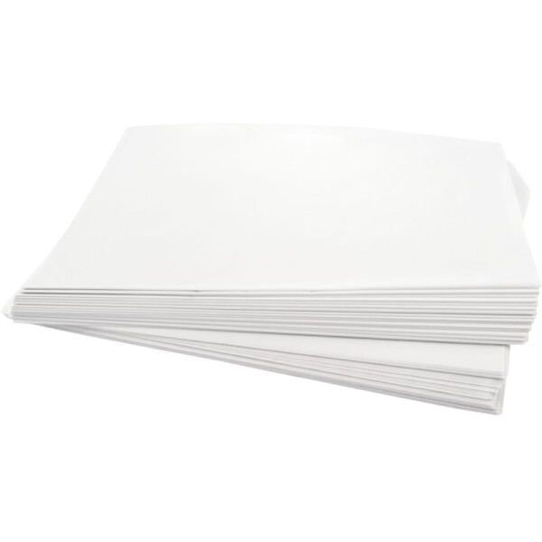 Seidenpapier Werola 794081000 - 50 x 70 cm weiß 520 Bogen