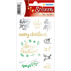Sticker Weihnachten Herma Creative 15640 - Lovely Xmas Folie 1 Blatt / 10 Stück