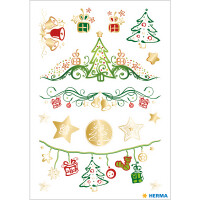 Sticker Weihnachten Herma Creative 15641 - Weihnachtsträume Folie 1 Blatt / 15 Stück