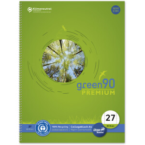 Collegeblock Staufen Green 90 Premium Recycling 040835027...