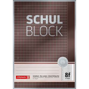 Schulblock Brunnen Premium 52608 - A4 210 x 297 mm...