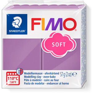 Modelliermasse Staedtler FIMO soft 8020 T - heidelbeer normalfarbend ofenhärtend 57 g