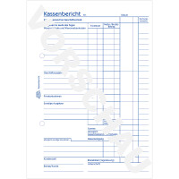 Kassenbericht Avery Zweckform Recycling 1265 - A5 149 x 210 mm weiß 50 Blatt ohne Durchschlag
