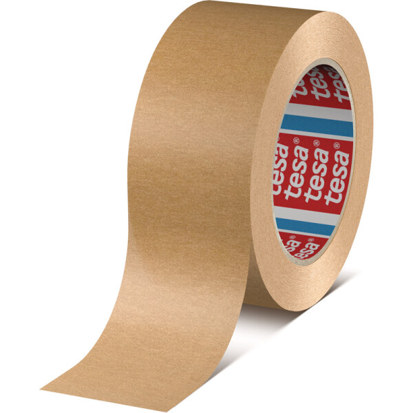 Verpackungsklebeband tesa tesapack 4713 - 50 mm x 50 m chamois Papier-Band für Industrie/Gewerbe-Anwendungen