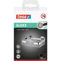 Seifenkorb tesa Aluxx 40208 - 135 x 46 x 95 mm chrom für Badezimmer Metall