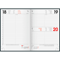 Buchkalender Brunnen 79515064 - 14,5 x 20,6 cm bunt Jahr 2024 1 Seite/1 Tag 352 Seiten Modell 795 Grafik-Einband