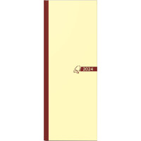 Tagebuchkalender Glocken 16564003 - 11 x 29,7 cm chamois Jahr 2023 1 Seite/1 Tag 384 Seiten Modell 165 Grafik-Einband