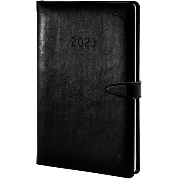 Buchkalender Chronoplan Chronobook 50803 - A5 21,5 x 14 cm schwarz Jahr 2023 2 Seiten/1 Woche 128 Seiten Business Edition Hardcover