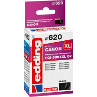 Tintendruckerpatrone edding ersetzt Canon 620-EDD - schwarz PGI-580XXLBK ca. 690 Seiten 25 ml