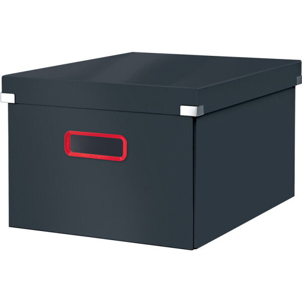 Aufbewahrungsbox Leitz Click & Store Cosy 5348 - Mittel 281 x 200 x 370 mm grau Karton