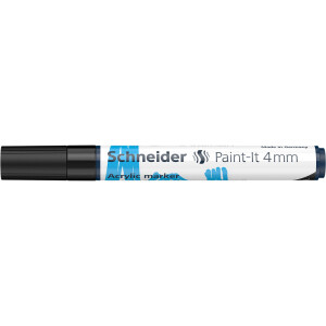 Acrylmarker Schneider Paint-It 320 1202 - schwarz 4 mm...