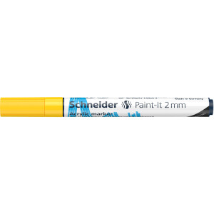 Acrylmarker Schneider Paint-It 310 1202 - gelb 2 mm...