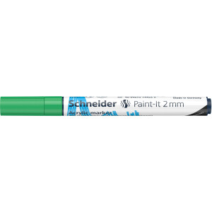 Acrylmarker Schneider Paint-It 310 1201 - grün 2 mm...