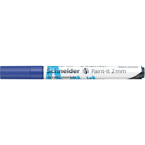 Acrylmarker Schneider Paint-It 310 1201 - blau 2 mm...