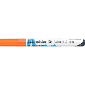 Acrylmarker Schneider Paint-It 310 1201 - orange 2 mm...