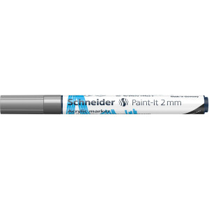 Acrylmarker Schneider Paint-It 310 1201 - silber 2 mm...