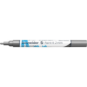 Acrylmarker Schneider Paint-It 310 1201 - silber 2 mm Rundspitze permanent