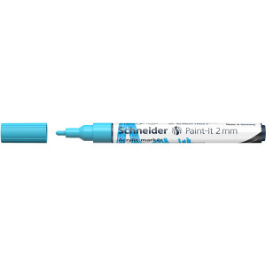 Acrylmarker Schneider Paint-It 310 1201 - pastell blau 2 mm Rundspitze permanent