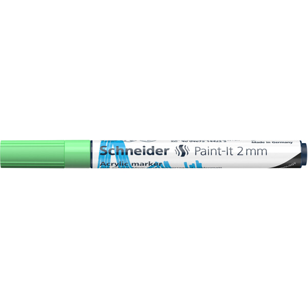 Acrylmarker Schneider Paint-It 310 1201 - grün 2 mm Rundspitze permanent