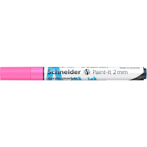 Acrylmarker Schneider Paint-It 310 1201 - pink 2 mm Rundspitze permanent
