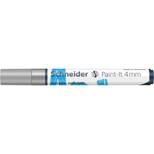 Acrylmarker Schneider Paint-It 320 1202 - silber 4 mm...