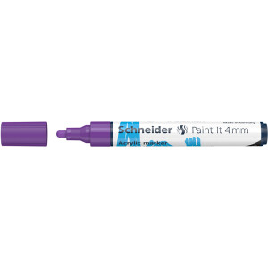 Acrylmarker Schneider Paint-It 320 1202 - violett 4 mm Rundspitze permanent