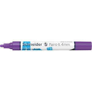Acrylmarker Schneider Paint-It 320 1202 - violett 4 mm Rundspitze permanent