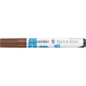 Acrylmarker Schneider Paint-It 320 1202 - braun 4 mm...