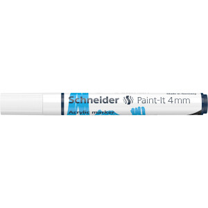 Acrylmarker Schneider Paint-It 320 1202 - weiß 4 mm...