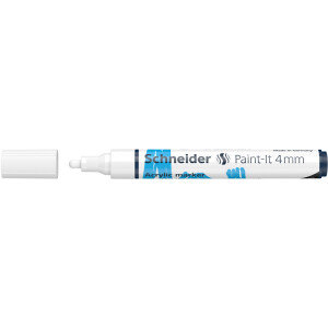 Acrylmarker Schneider Paint-It 320 1202 - weiß 4 mm Rundspitze permanent
