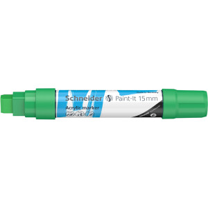 Acrylmarker Schneider Paint-It 330 1203 - grün 15 mm Rundspitze permanent