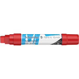 Acrylmarker Schneider Paint-It 330 1203 - rot 15 mm Rundspitze permanent