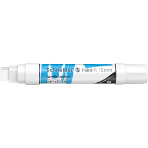 Acrylmarker Schneider Paint-It 330 1203 - weiß 15 mm Rundspitze permanent