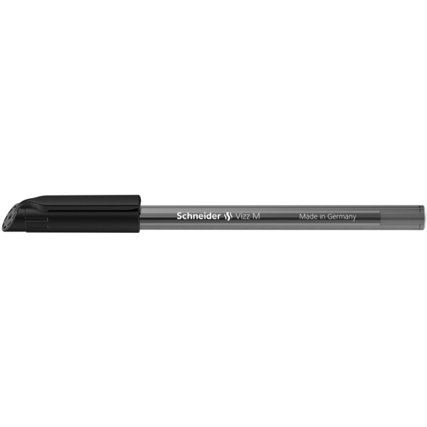 Kugelschreiber Schneider Vizz 1022 - schwarz-transparent Mine M schwarz