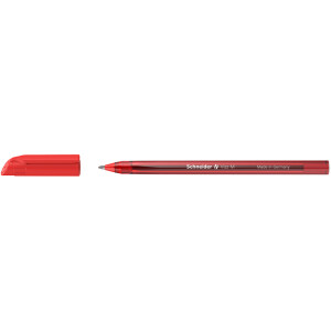 Kugelschreiber Schneider Vizz 1022 - rot-transparent Mine M rot